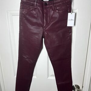 Women's Burgundy Jeans #sameldemam #spandex